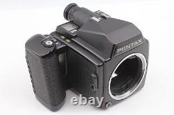 N MINT? Pentax 645 Film Camera Body + 80-160mm f/4.5 lens + 120 Film Back Japan