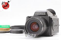 N MINT+++? Pentax 645 Film Camera Body + A 45mm f2.8 lens + 120 Film Back Japan