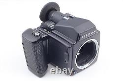 N MINT WithStrap Pentax 645 Film Camera SMC A 75mm F2.8 Lens 120 Film Back JAPAN
