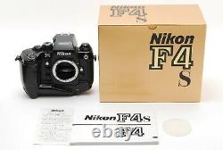 N MINT in BOXNikon F4S Late Model Film CameraMB-21MF-22 Data Back From Japan