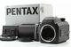 N Mint In Box Pentax 645nii Body Film Camera With 120 220 Film Back From Japan