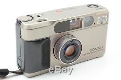 N. MINT in Case Contax T2 T2D Data Back Point & Shoot Film Camera Japan #768