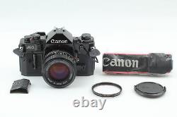 N MINT withData back Canon A-1 A1 35mm SLR Film Camera NFD 50mm f/1.4 Lens JAPAN