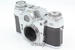 N MINT with Film back x2 Zeiss Ikon Contarex Bullseye Camera 35mm f4 Lens JAPAN