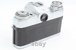 N MINT with Film back x2 Zeiss Ikon Contarex Bullseye Camera 35mm f4 Lens JAPAN
