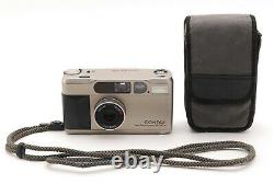 N. MINT with STRAP Contax T2 Point & Shoot 35mm Film Camera Date Back From JAPAN