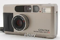 N. MINT with STRAP Contax T2 Point & Shoot 35mm Film Camera Date Back From JAPAN