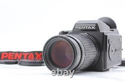 N. MINT with Strap PENTAX 645 Film Camera SMC A 200mm F4 Film Back 120 From JAPAN