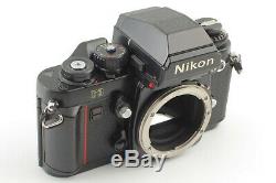 N. MintNikon F3 HP Black 35mm SLR Film Camera Body, MF-14 Data Back Japan #86