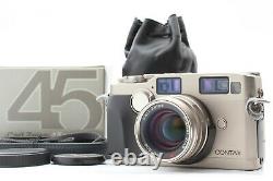 N Mint+++ Contax G2 D Data Back Film Camera with Planar 45mm f/2 Lens From JAPAN