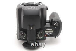 N Mint- Pentax 645NII N II Film Camera Body with 120 Film Back, Refconverter