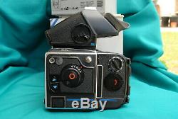 N-NEW-Hasselblad 202FA camera & E12 6X6 film back & Winder TCC-E & Finder PME51