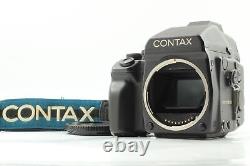 Near MINT Contax 645 Film Camera MF-1 AE Finder MFB-1A 120/220 Film Back Japan