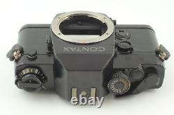 Near MINT Contax RTS II Quartz 35mm SLR Film Camera Data back black body JAPAN