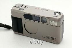 Near MINT Contax T2 D T2D Date Back 35mm Point & Shoot Film Camera From JAPAN