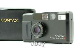 Near MINT+++Contax T2 Limited Black with Titan Black Data Back Film Camera JAPAN