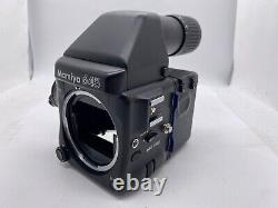 Near MINT? MAMIYA 645 Pro 6x4.5 Film Camera Body + AE Finder + 120 Film Back