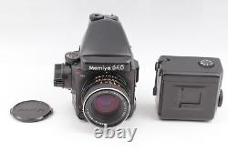 Near MINT Mamiya 645 Pro Camera AE + C 80mm f2.8 Lens 120 Film Back From JAPAN