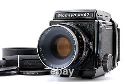 Near MINT? Mamiya RB67 Pro Camera + Sekor 127mm f/3.8 120 Film Back From JAPAN