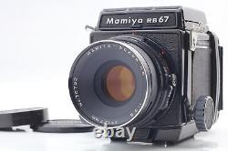 Near MINT Mamiya RB67 Pro Film Camera NB 127mm f/3.8 Lens 120 Film Back JAPAN