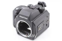 Near MINT Pentax 645NII Film Camera + 120 Film Back with Magnifier From JAPAN
