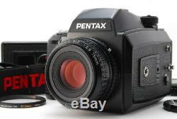 Near MINT Pentax 645N Camera + A 75mm f2.8 Lens 120 Film Back From JAPAN #b47