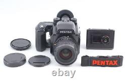 Near MINT Pentax 645N Film Camera SMC A 45mm f/2.8 Lens 120 Film Back JAPAN