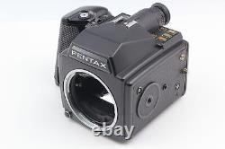 Near MINT Pentax 645 Film Camera SMC A 75mm f/2.8 120 Film Back x2 From JAPAN
