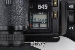 Near MINT Pentax 645 Film Camera SMC P A 200mm f/4 Lens 120 Film Back From JPN