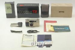 Near MINT in BOX Contax T2 35mm f2.8 Point & Shoot Film Camera Data Back JAPAN