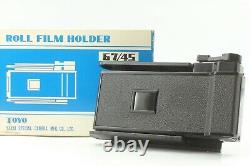 Near MINT in BOX TOYO Roll Film Back Holder 67/45 6x7 4x5 Camera From JAPAN