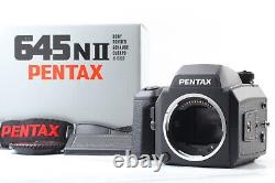 Near MINT+++ in Box Pentax 645 NII N II Film Camera 120 Film Back From JAPAN
