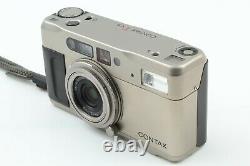 Near MINT with Case Contax TVS Point & Shoot 35mm Film Camera Data Back JAPAN