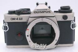 Near Mint- OLYMPUS OM-4 Ti + RECORDATA BACK 3 SLR Film Camera Body From Japan