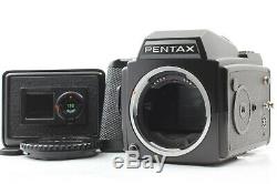 Near Mint PENTAX 645 Medium Format Camera Body with 120 Film Back x 2 JAPAN 123