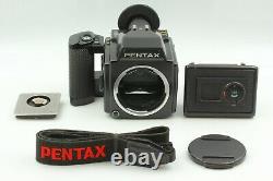 Near Mint Pentax 645 Medium Format Film Camera Body 120 Film Back Strap Japan