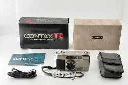 Near Mint in Box Contax T2 35mm Compact Film Camera withData Back From JAPAN172