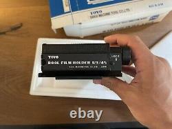 Near Mint ++ in Box Toyo Roll Film Holder Back 69/45 6x9 For 4x5 Camera /Japan