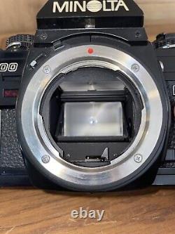 Near Mint ++ with Rare Back Minolta New X-700 Film Camera New MD 50mm F/1.4 Lens