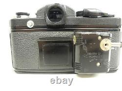 Nikon F2 NO NAME TITAN 35mm Film camera Body+Pin Registration Back NICE