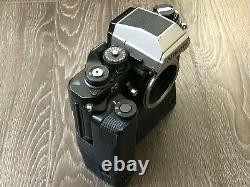 Nikon F3 HP 35mm Film Camera with DE-4 Prism, MD-4 Motor Drive & MF-18 Data Back
