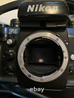 Nikon F4s 35mm SLR Film Camera Body Only with MB 21 data back
