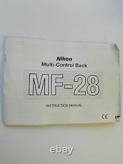 Nikon MF-28 MULTI CONTROL BACK for Nikon F5 Film SLR Camera