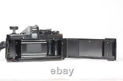Olympus OM-2N Film Camera Black Film Back with 135mm F/3.5 200mm F/4 Lens