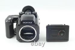 PENTAX 645N Film Camera + SMC A 75mm f2.8 Lens 120 Film Back From JAPAN? Exc+5