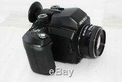Pentax 645NII Medium Format SLR Camera Pentax FA 75mm f2.8 120 film back #2740