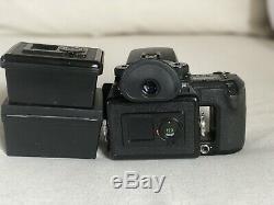 Pentax 645NII Medium Format SLR Film Camera and 75mm Lens Including 3 Backs