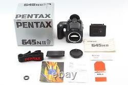 Pentax 645N II Top MINT withStrap Film Camera + 120 Film Back From JAPAN