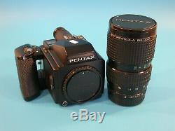 Pentax 645 Camera Body with SMC Pentax-A 80-160mm/4,5 Zoom and 120 Film Back