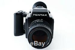 Pentax 645 Film Camera with SMC A 150mm F/3.5 & 120 Film Back Large Eyecup Exc++